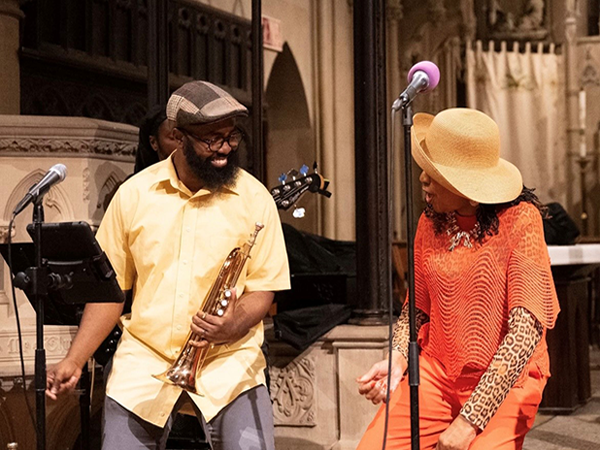 Sherry Wilson Butler, R&B and Jazz performer on stage