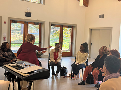 Singing circle students of Sherry Wilson Butler attending